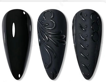 Black 🖤 Emboss Gel 3D Non Wipe