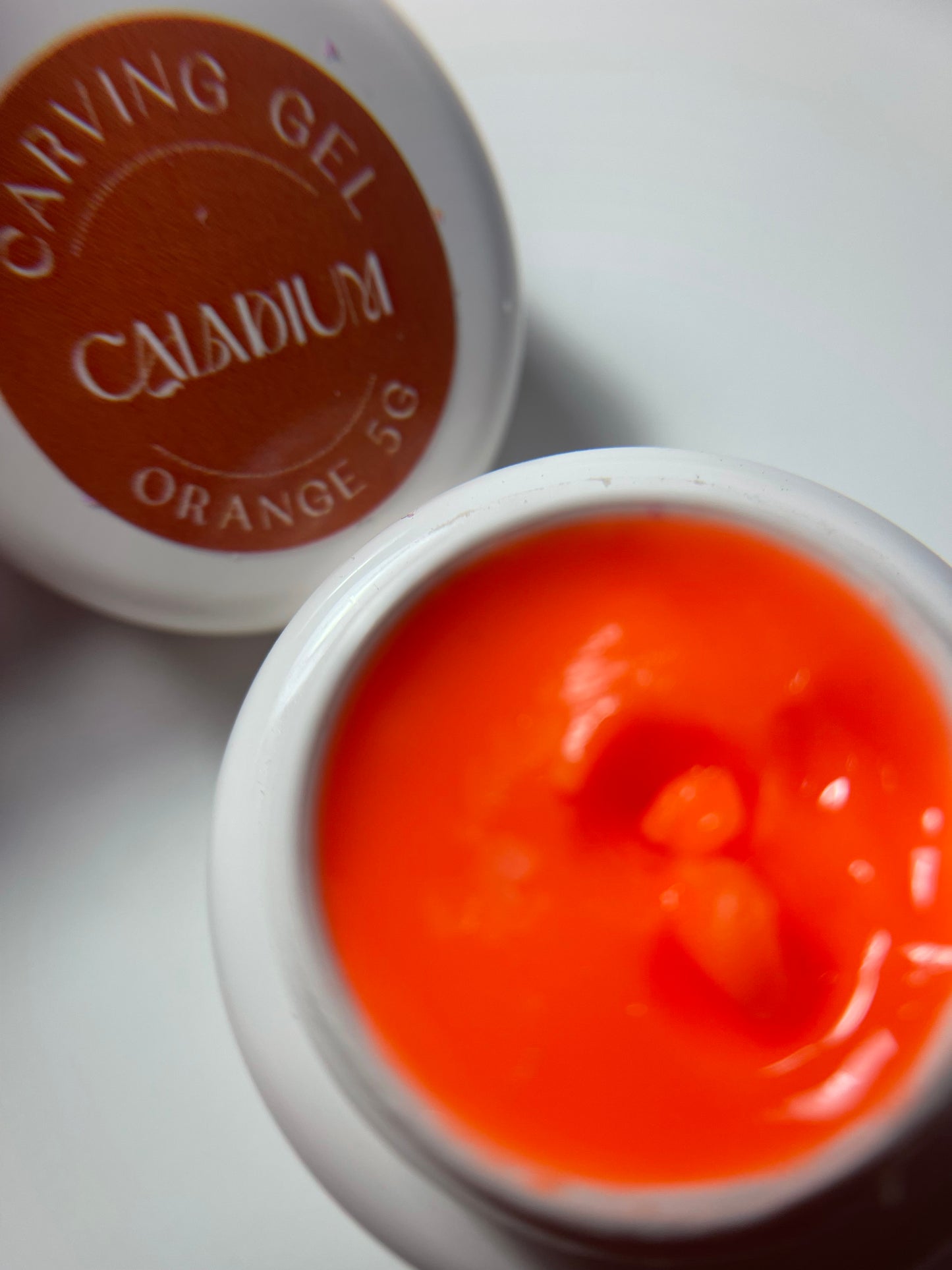 Anaranjado Neón • Carving Gel (gel sólido 3D) 5g