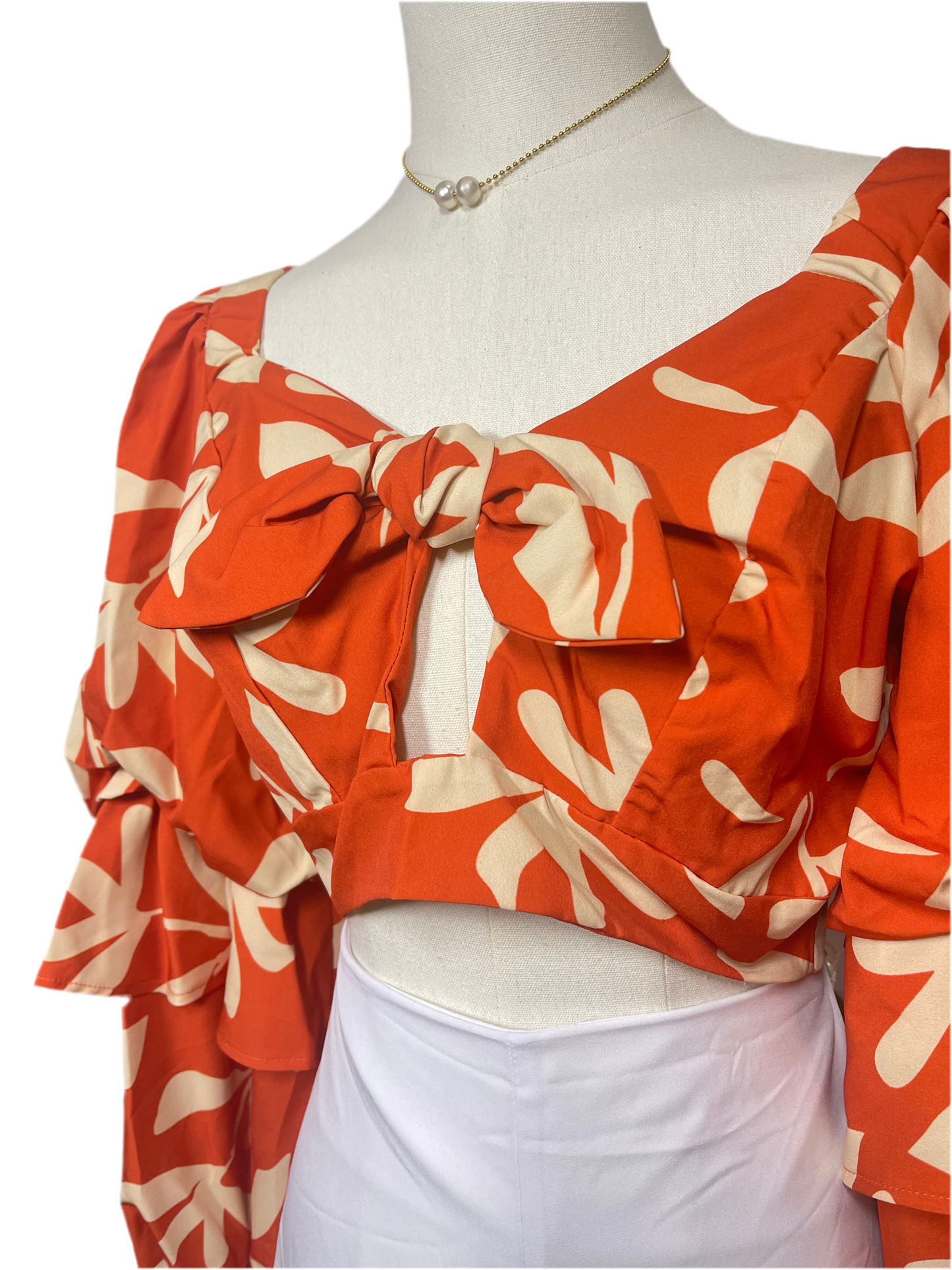 Blusa Tropic Orange