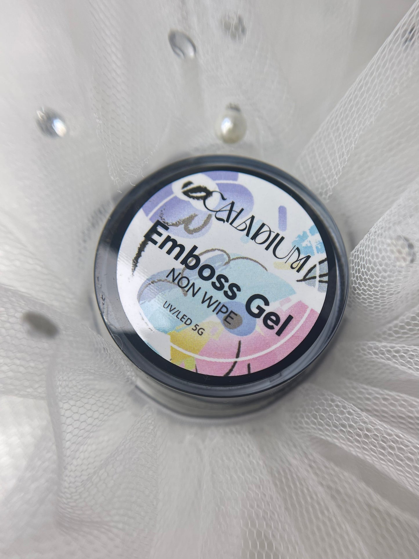 Emboss Gel White (3D gel, NON WIPE)