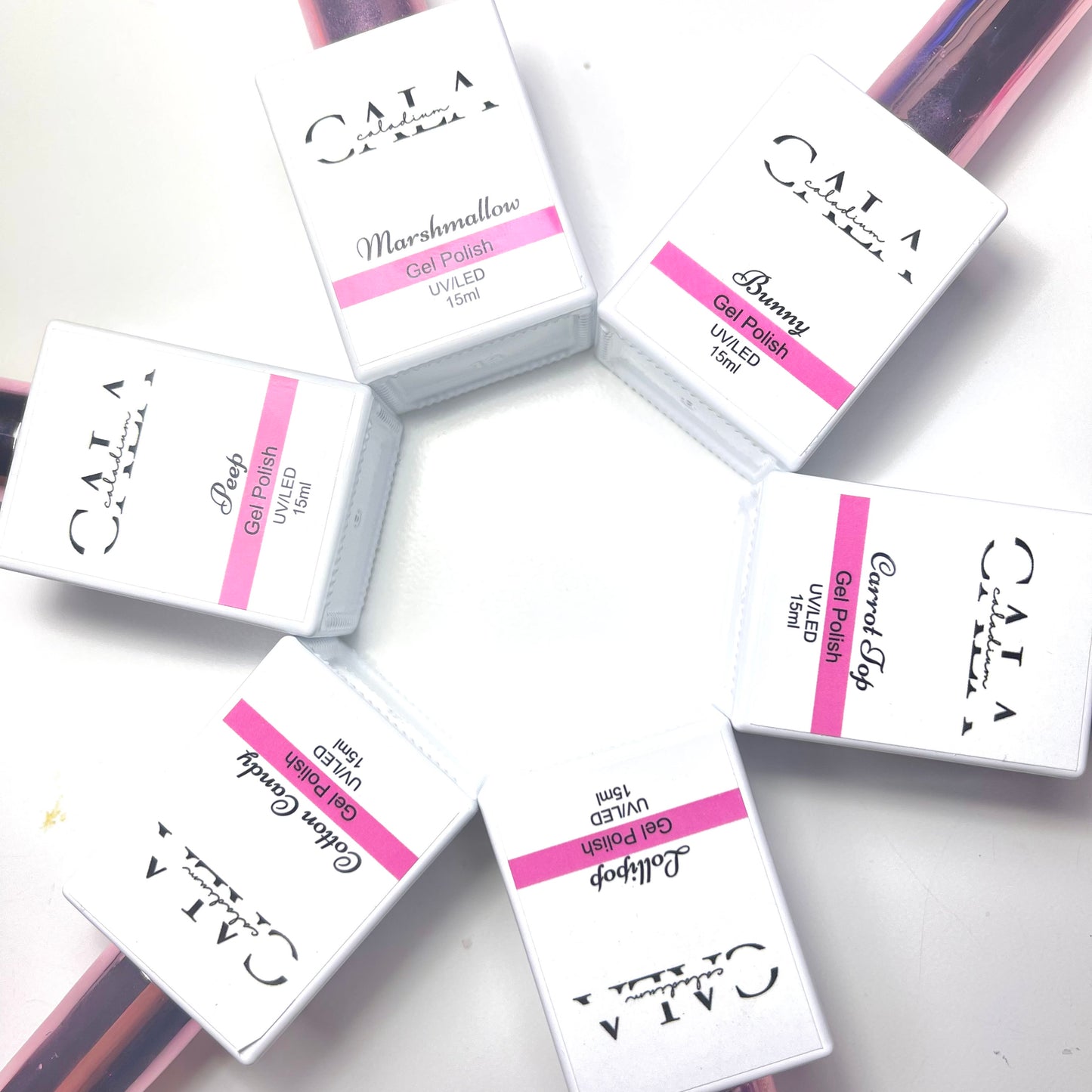 Fluffy Bunny Season • Easter 6 Gel Polish NO INCLUYE TOP MATTE 15mL