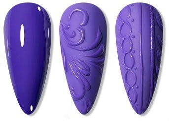 Purple 💜 Emboss Gel 3D Non Wipe
