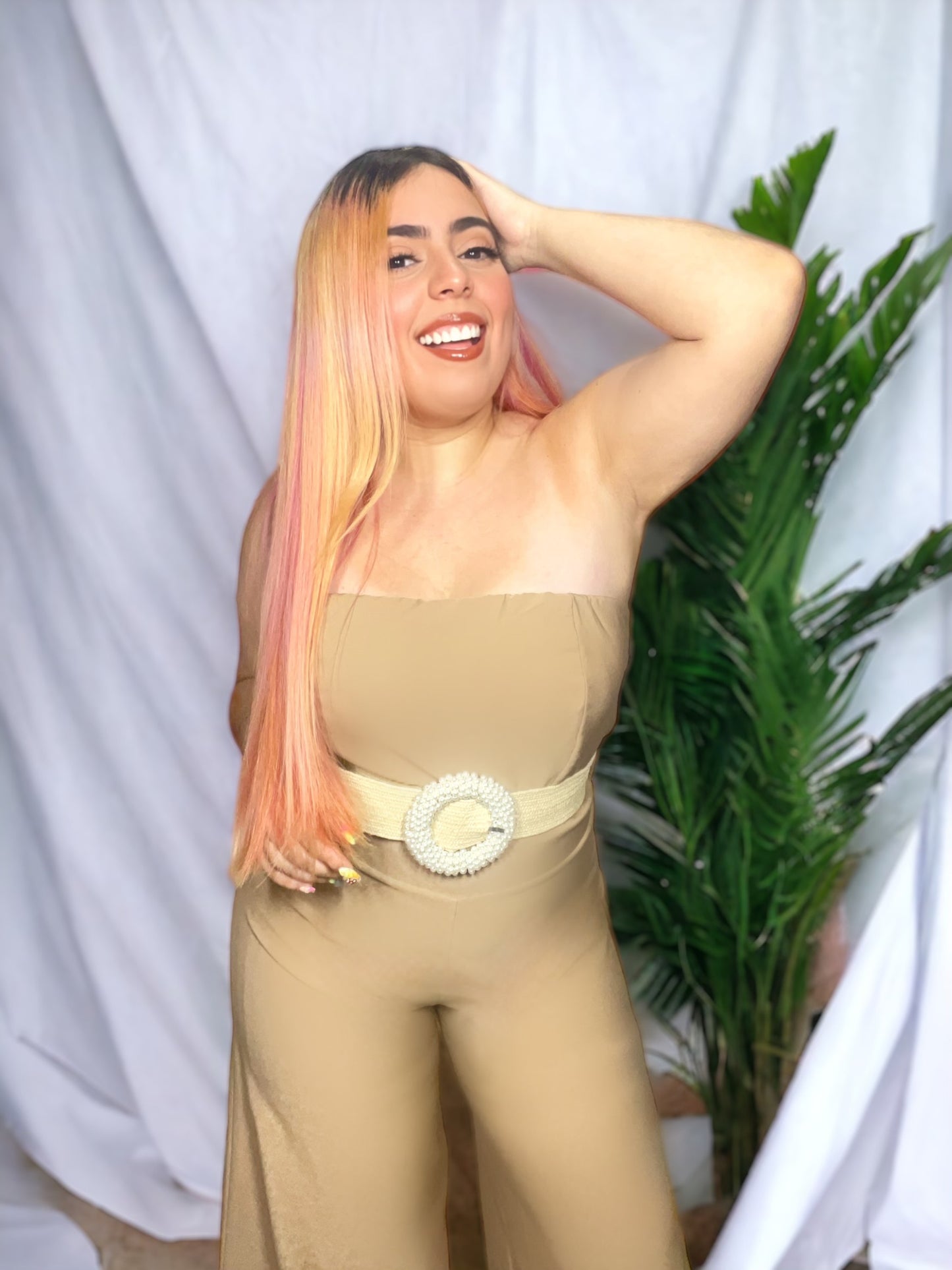 Enterizo color Camel