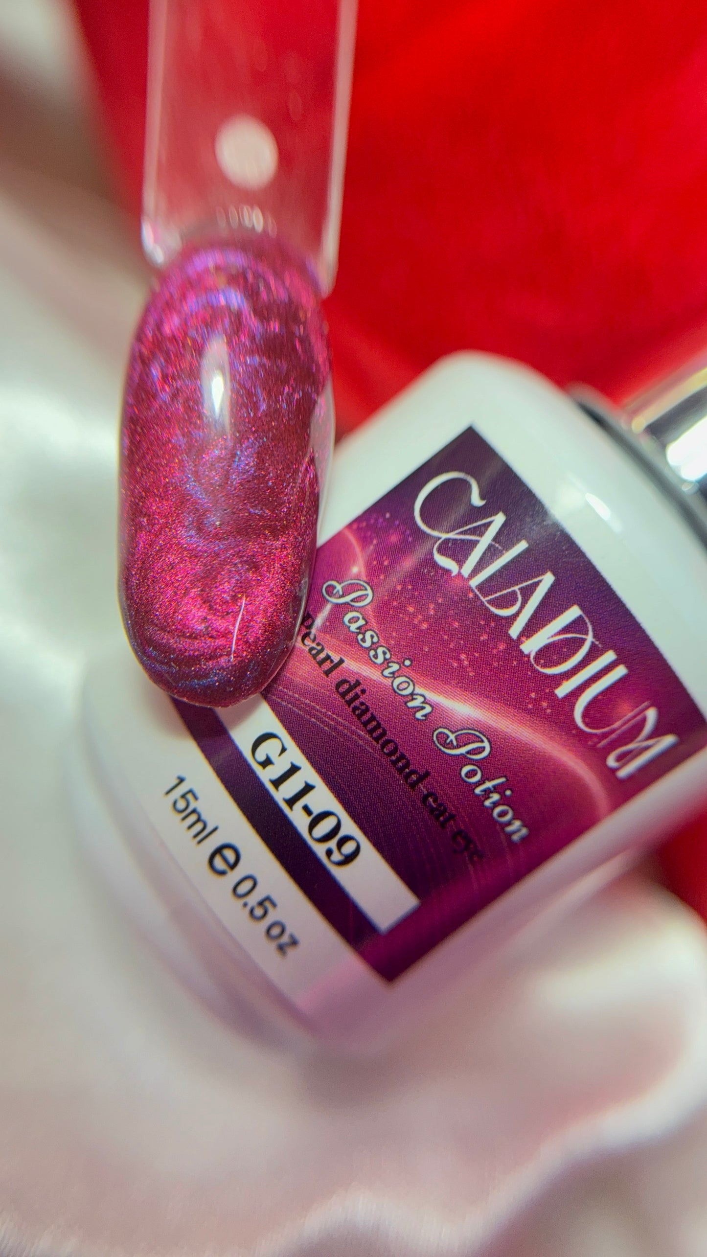 Passion Potion 🧪💘 cat eye + aurora pearl (efecto doble)