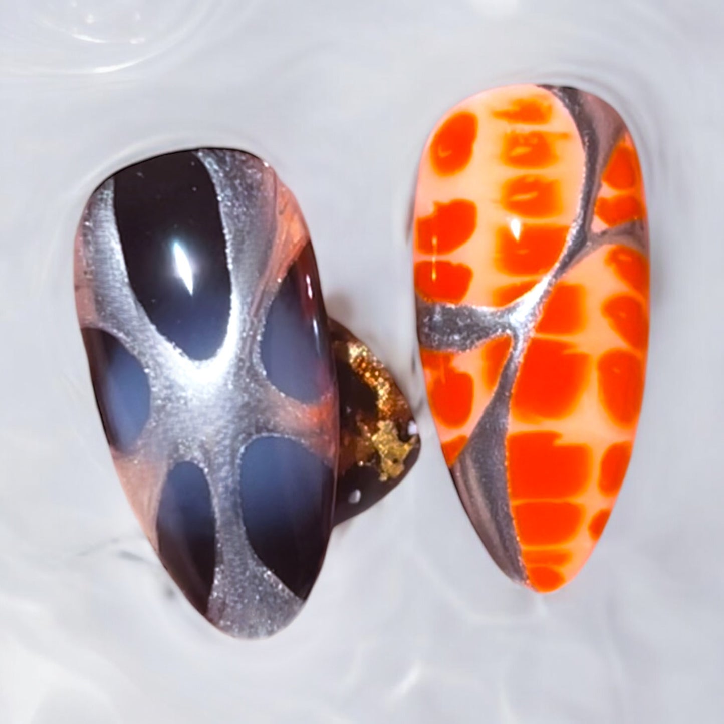 Silver Mirror Liner Gel🩶 tan brillante como un chrome