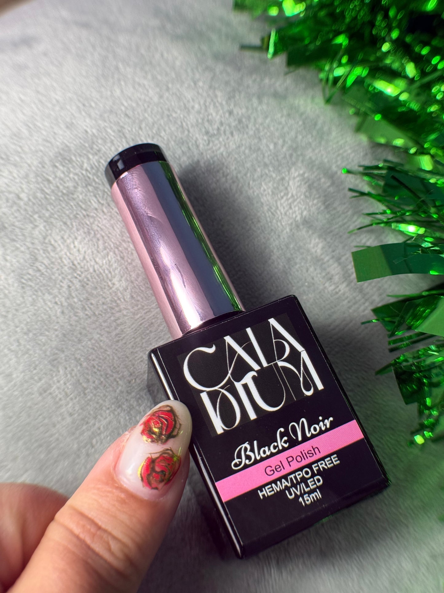 Black Noir (gel polish) súper pigmentado '