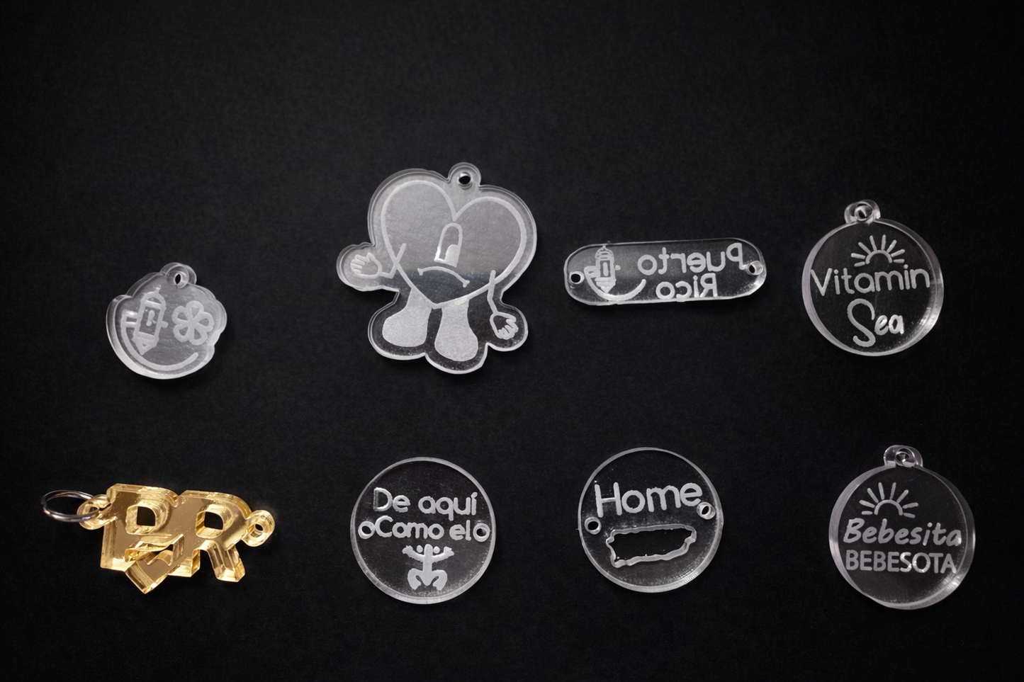 Charms disponibles (compra tu set de brazaletes, y elige de aquí o escríbenos para confirmar)