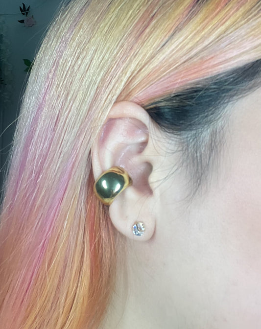 Cuff Earring • non piercing 18k gold plated (costo por uno solo NO par)