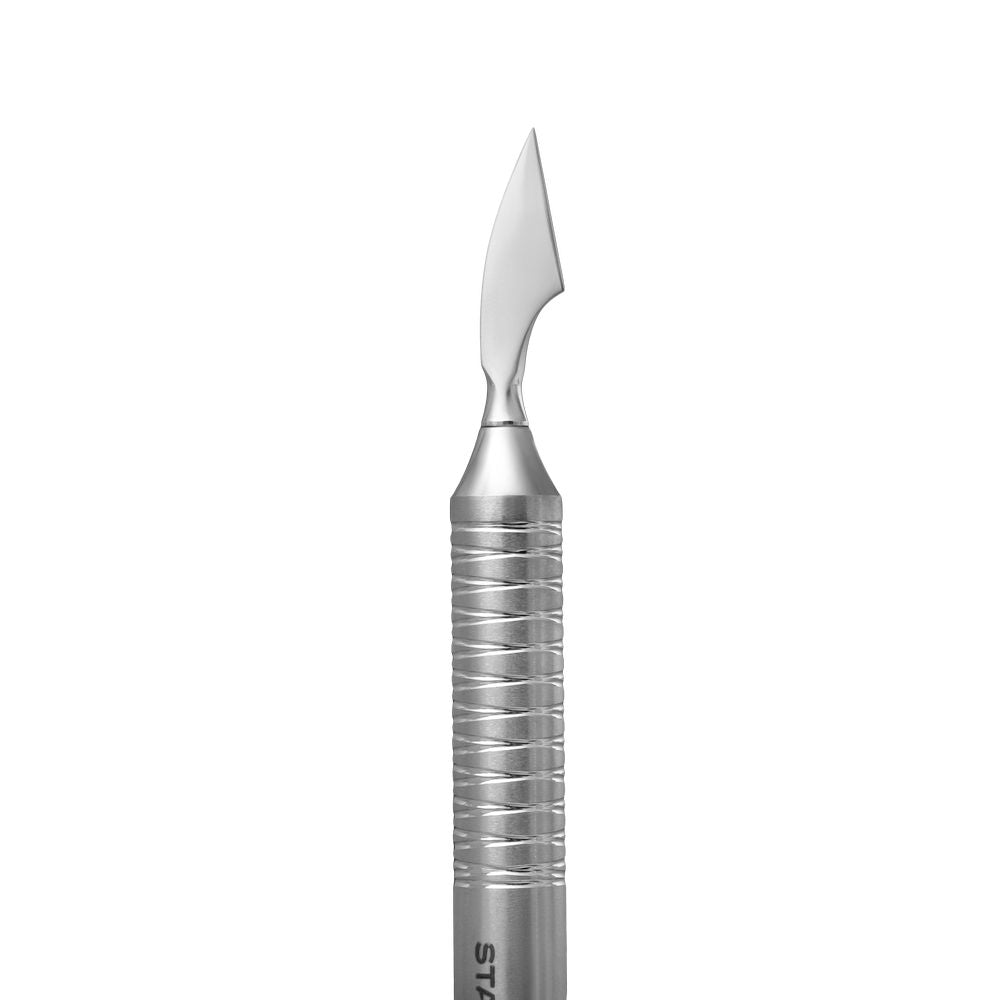 Hollow manicure pusher EXPERT 100 TYPE 3 (slanted pusher and cleaner)