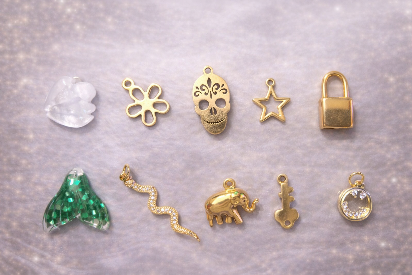 Charms disponibles (compra tu set de brazaletes, y elige de aquí o escríbenos para confirmar)