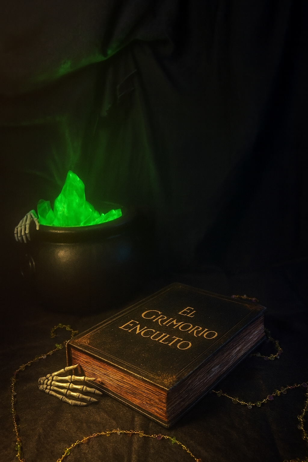 🖤 💚 Colección El Grimorio Oculto (incluye caja en forma de libro)