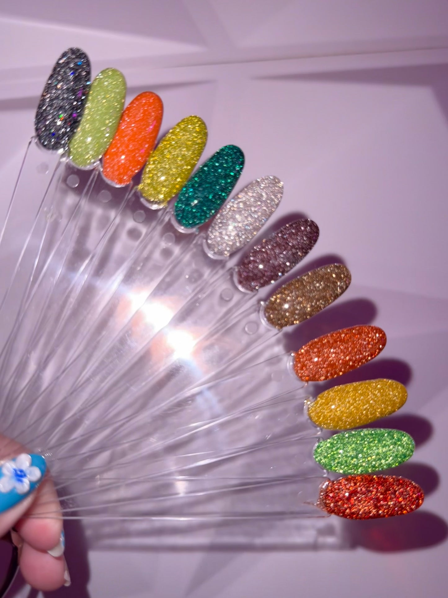 Reflective Fall Collection 12pcs (=$9 c/u) + muestrario y caja GRATIS.