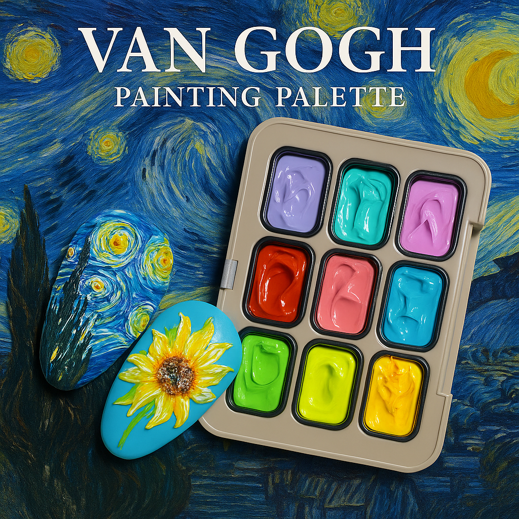 V Ä N  Gögh Painting Palette (arte con textura) NO TIENE CAPA DE INHIBICIÓN. (No necesita ser sellado) NO incluye clase