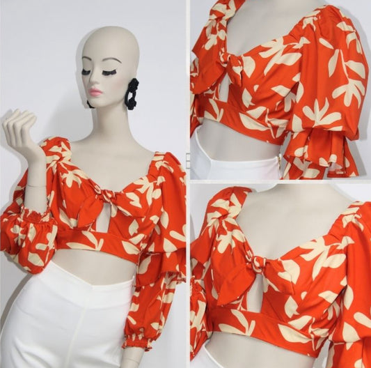 Blusa Tropic Orange