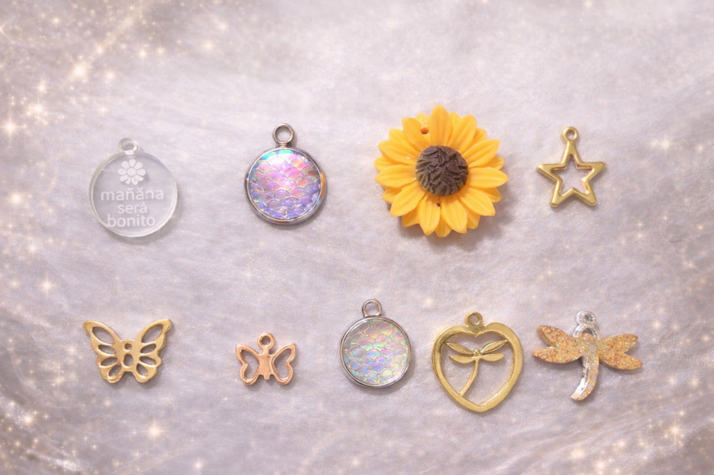 Charms disponibles (compra tu set de brazaletes, y elige de aquí o escríbenos para confirmar)