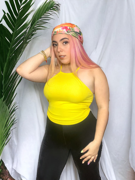 Top básico Amarillo (ONE SIZE S/M/L)