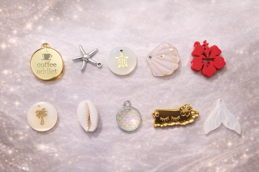 Charms disponibles (compra tu set de brazaletes, y elige de aquí o escríbenos para confirmar)