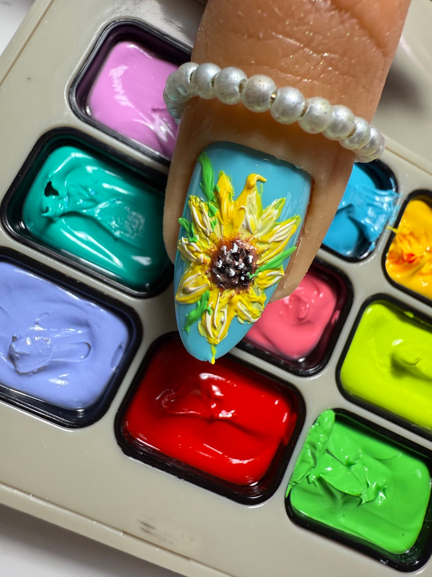 V Ä N  Gögh Painting Palette (arte con textura) NO TIENE CAPA DE INHIBICIÓN. (No necesita ser sellado) NO incluye clase